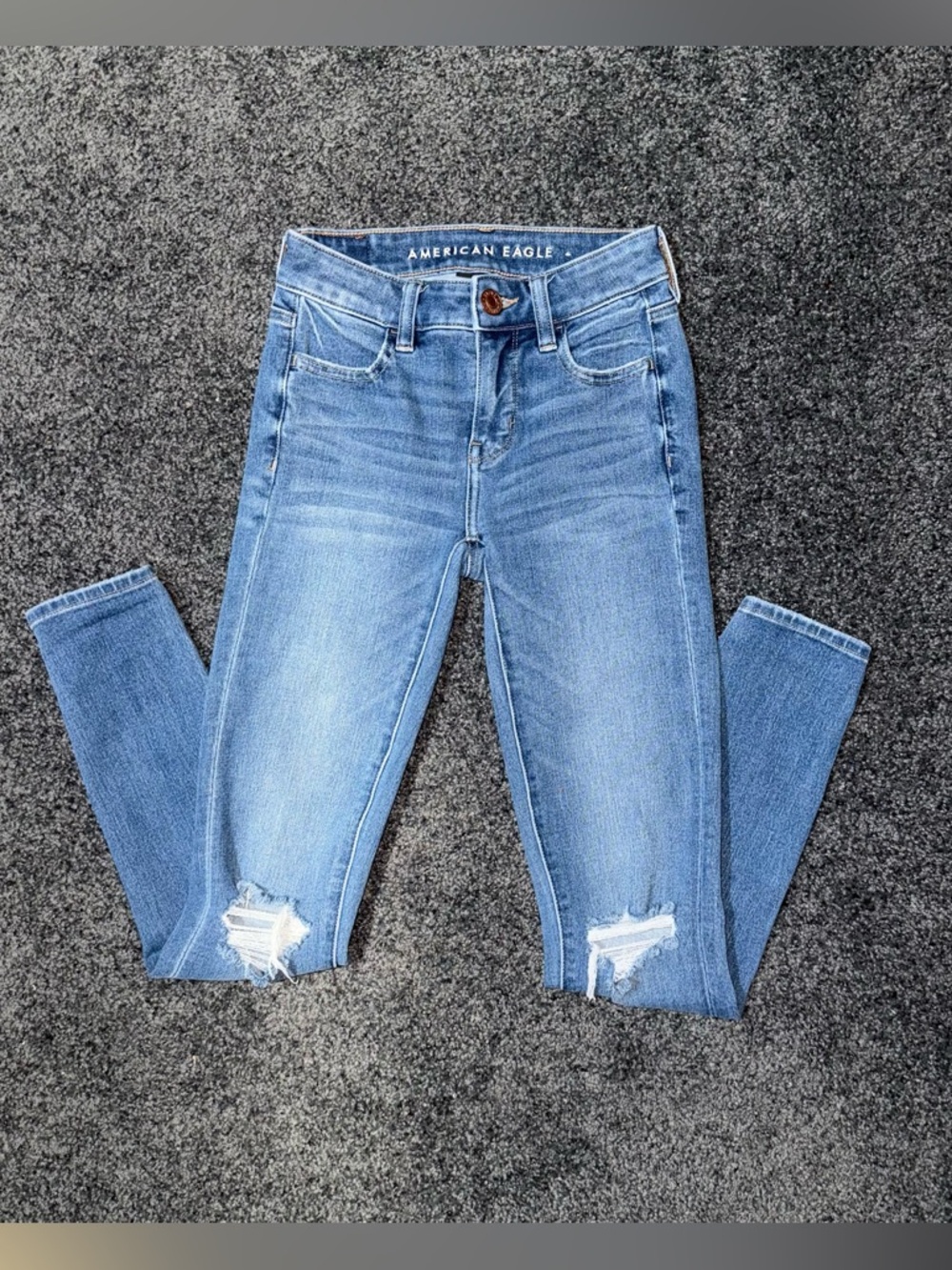American Eagle Outfitters Women’s Blue Stretch Jegging